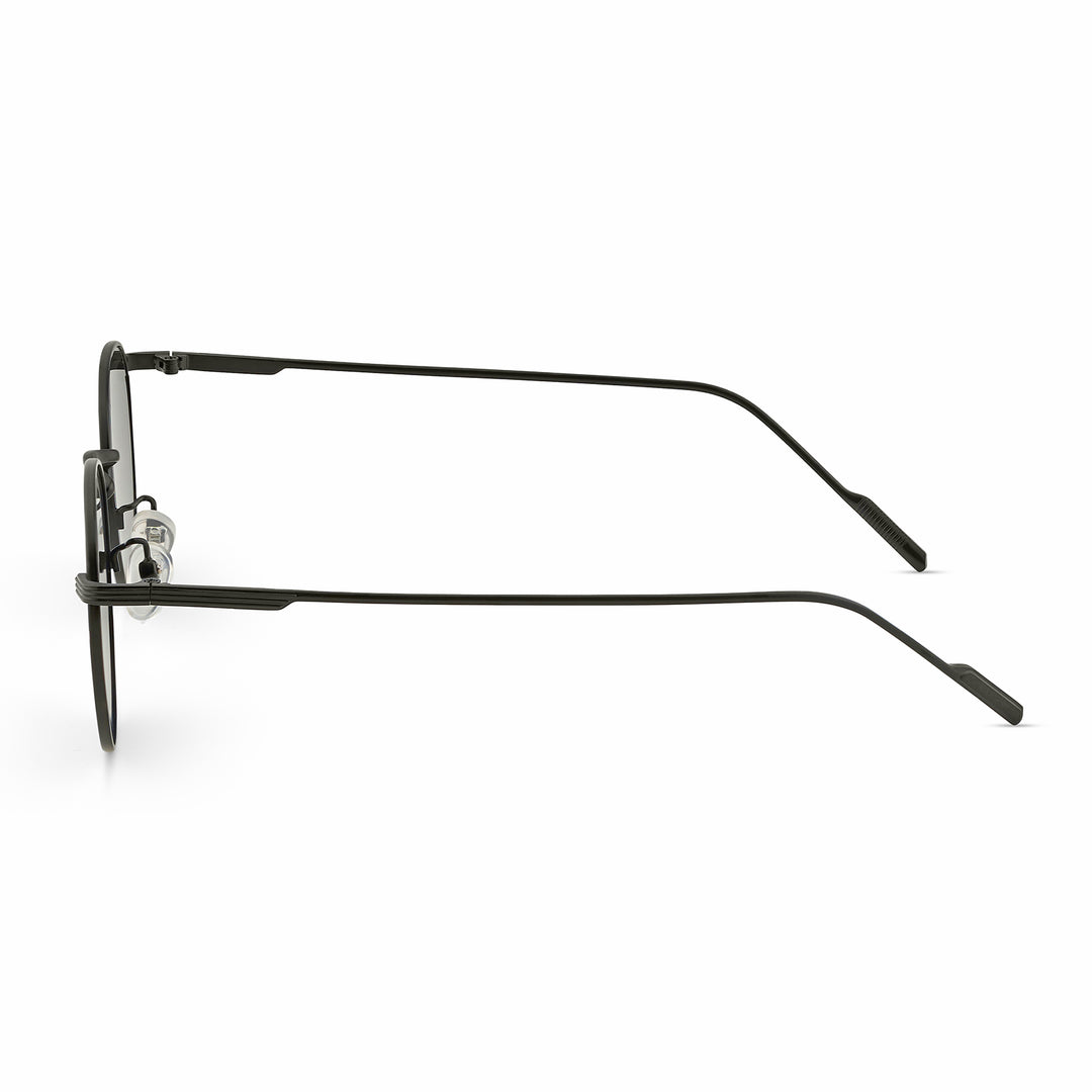 Gaze Round Black Sunglasses