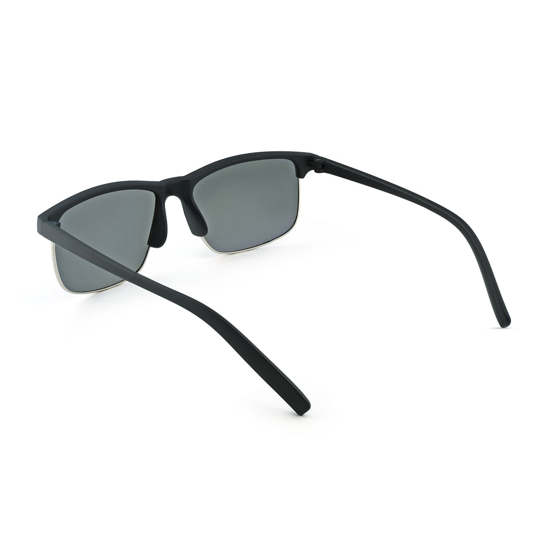 Vogue Rectangular Grey Lens with Black Frame Sunglasses