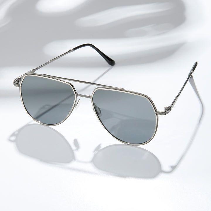 Maven Aviators Grey Sunglasses