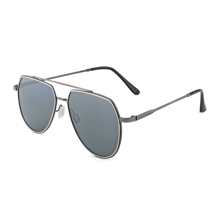 Maven Aviators Grey Sunglasses