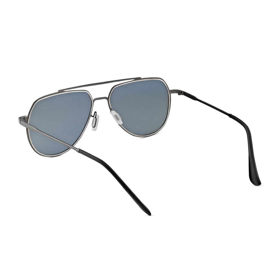 Maven Aviators Grey Sunglasses