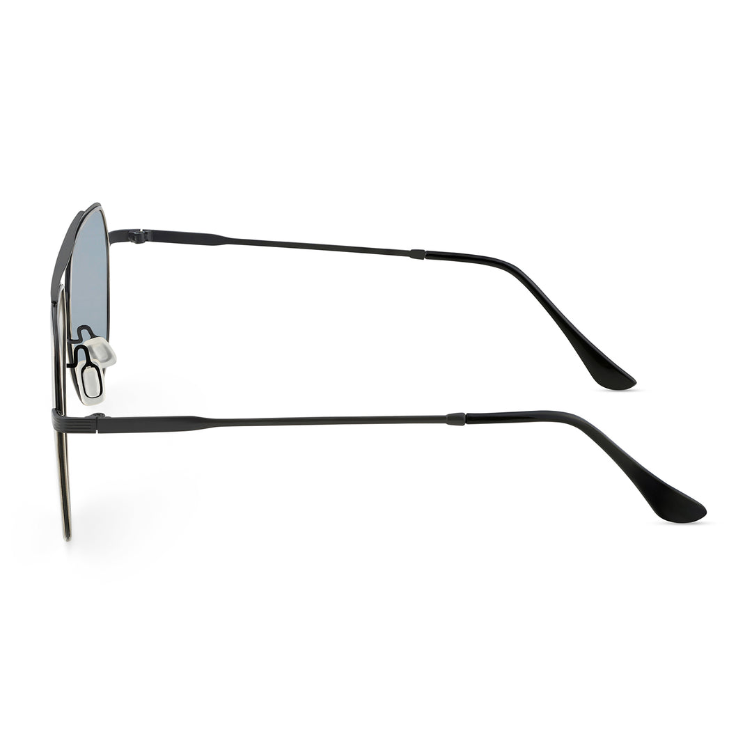 Maven Aviators Grey Lens and Black Frame Sunglasses