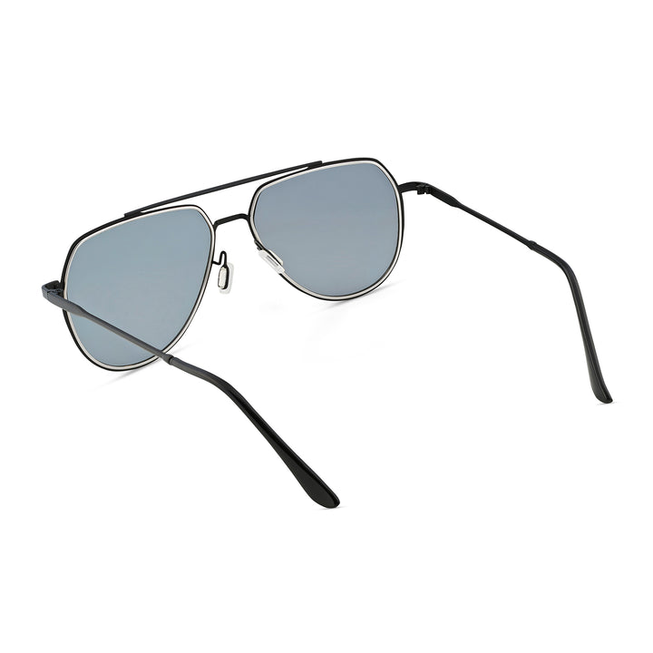 Maven Aviators Grey Lens and Black Frame Sunglasses