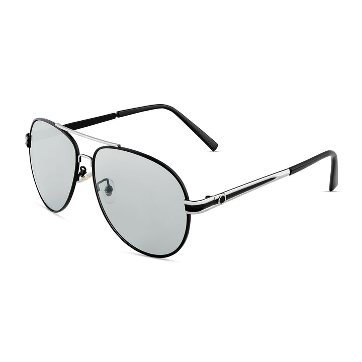 Top Gun Aviators Colour Changing Lens and Black Frame Sunglasses
