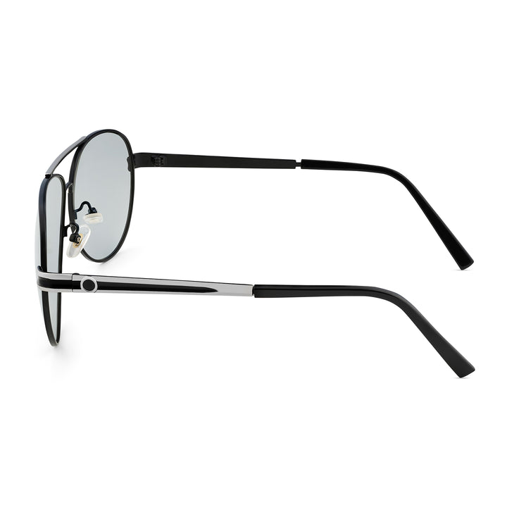 Top Gun Aviators Colour Changing Lens and Black Frame Sunglasses
