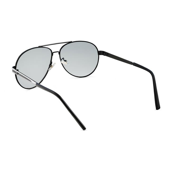 Top Gun Aviators Colour Changing Lens and Black Frame Sunglasses