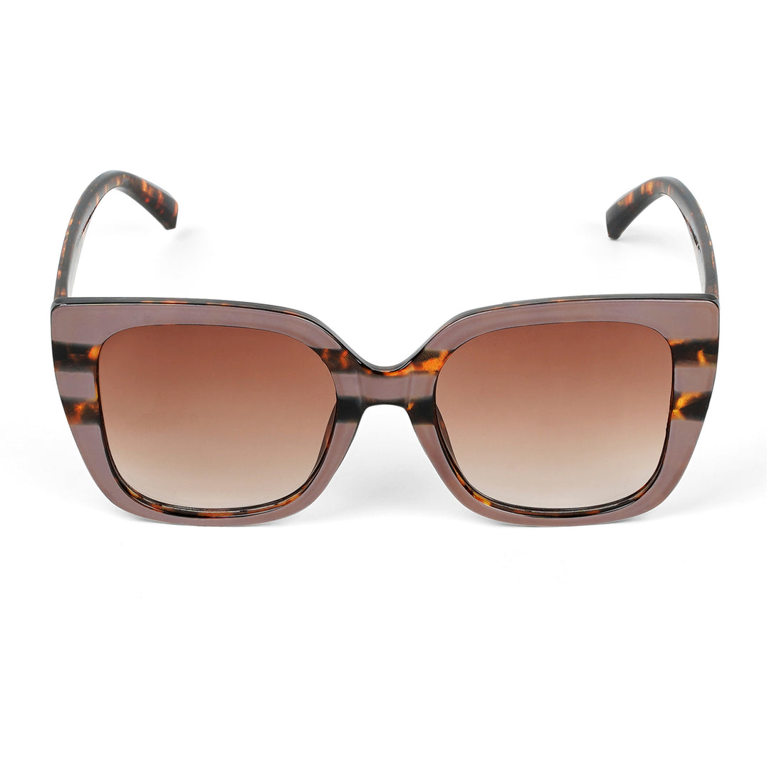 Noemi Brown Butterfly Sunglasses