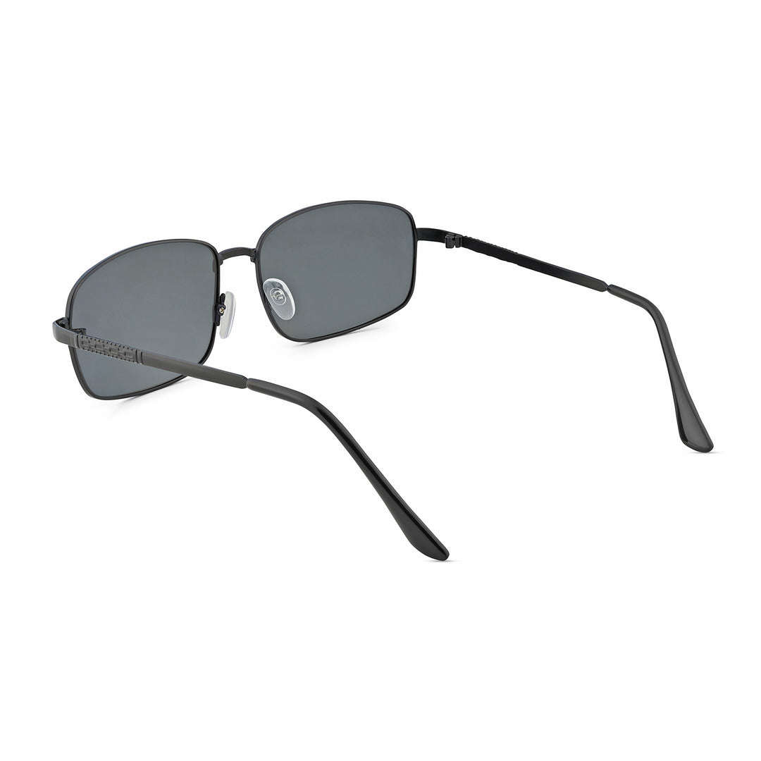 Venus Rectangular Black Grey Lens and Black Frame