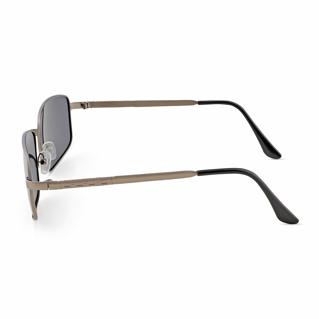 Venus Rectangular Black Grey Lens and Ash Grey Frame