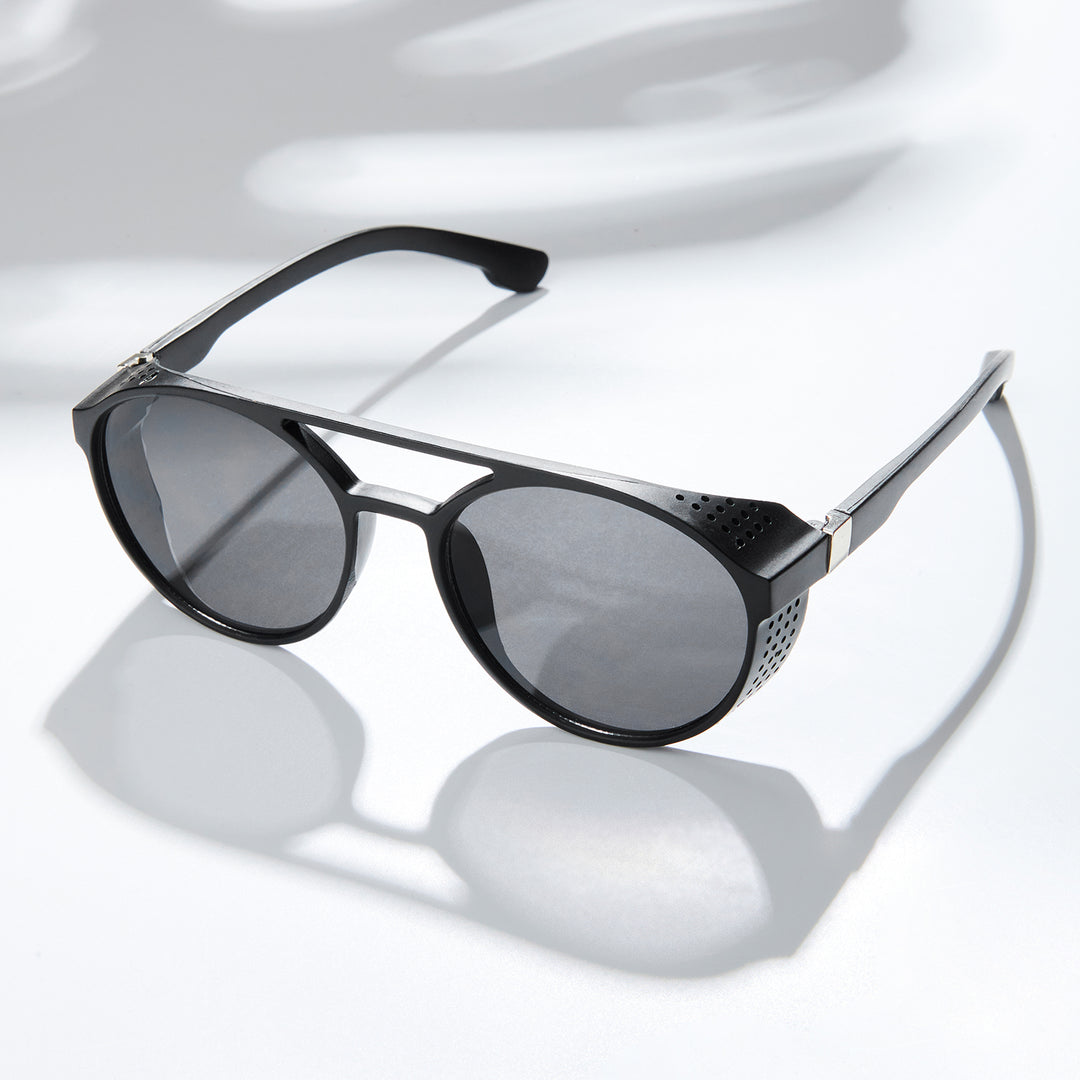 Steampunk Dark Grey Sunglasses