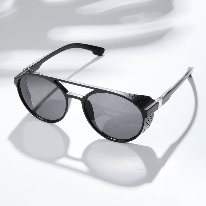 Steampunk Dark Grey Sunglasses