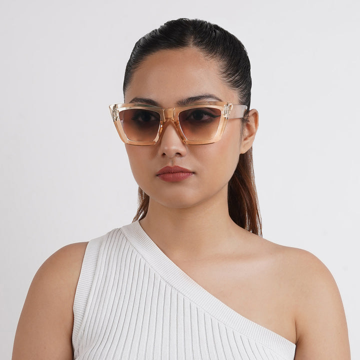 Larissa Champagne Sunglasses