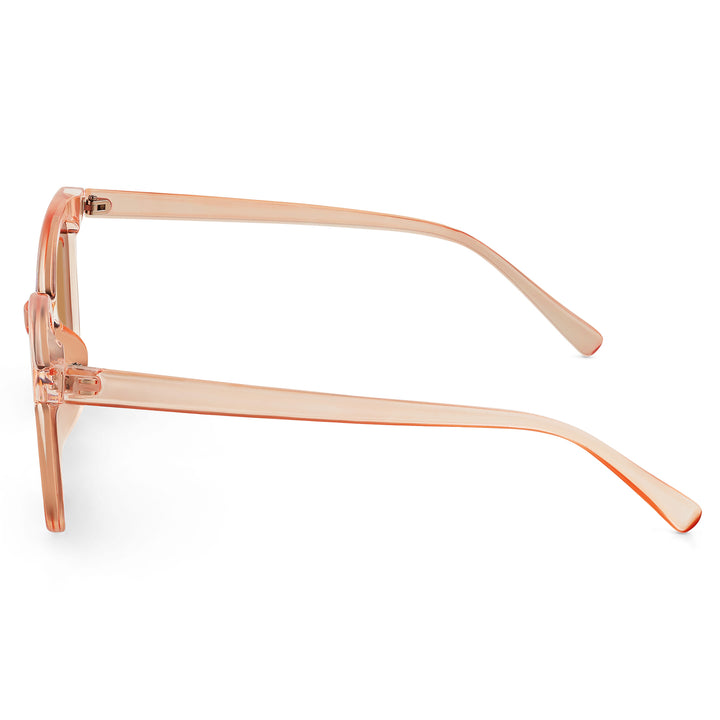 Rei Pink and Brown Wayfarer Sunglasses