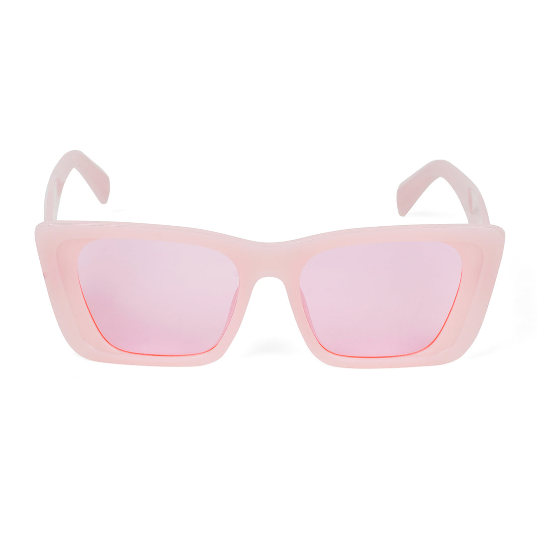 Cloe Pink Retrograde Sunglasses