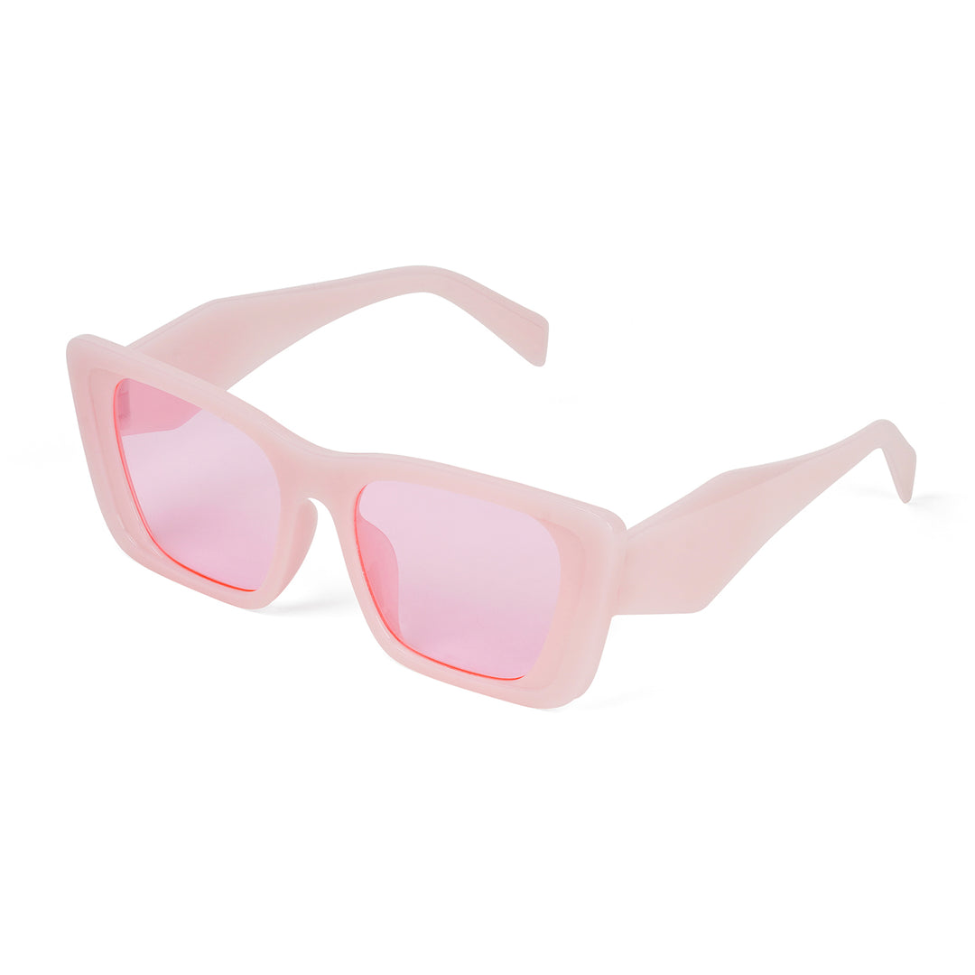 Cloe Pink Retrograde Sunglasses