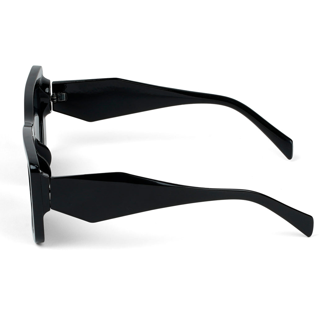 Cloe Black Retrograde Sunglasses