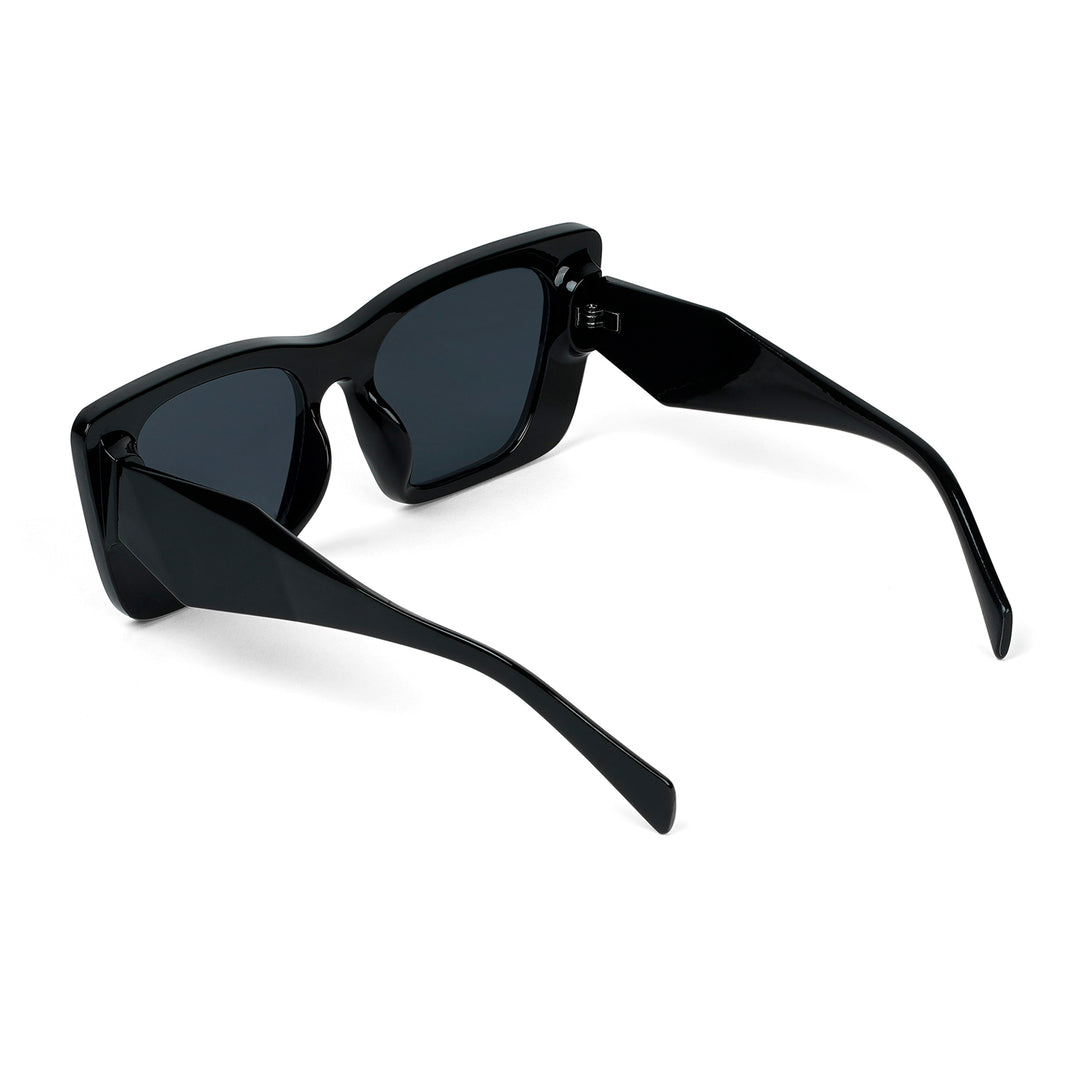 Cloe Black Retrograde Sunglasses