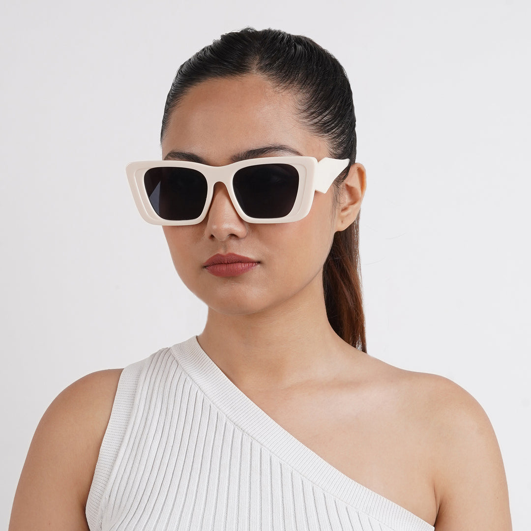 Cloe Beige Retrograde Sunglasses