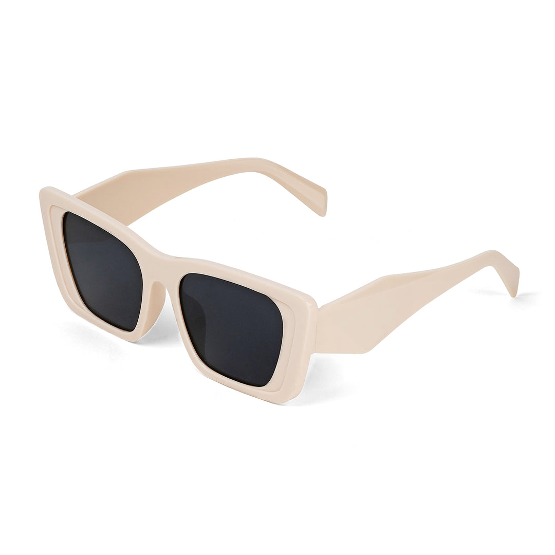 Cloe Beige Retrograde Sunglasses