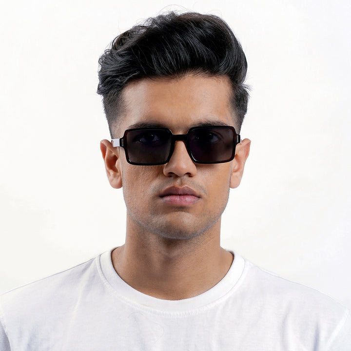 Mariana Black Rectangular Sunglasses
