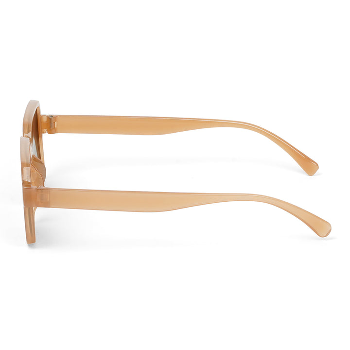 Mariana Brown & Beige Rectangular Sunglasses