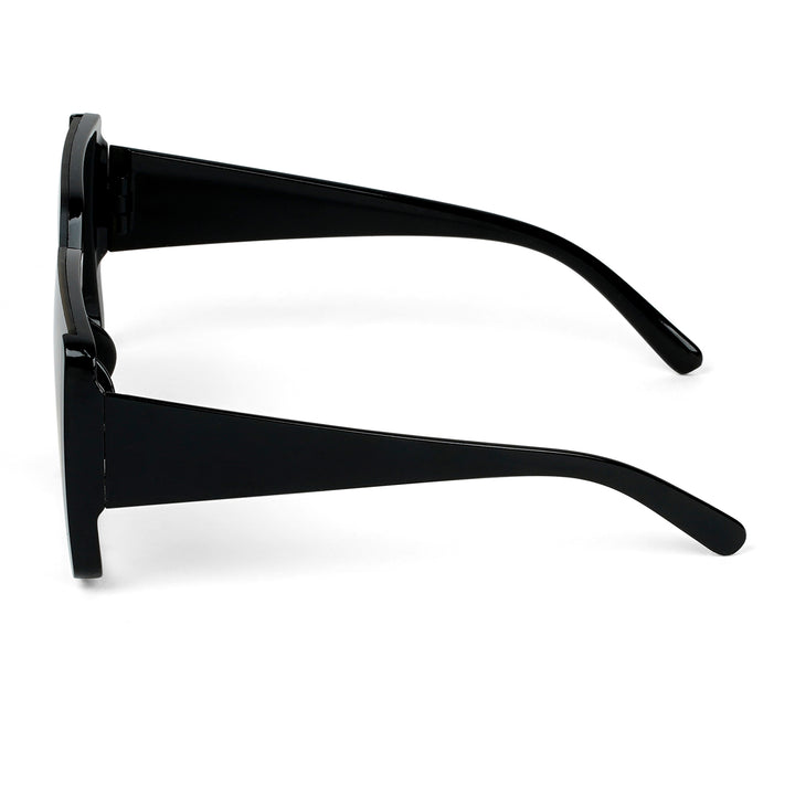 Rave Black & Yellow Oversized Sunglasses