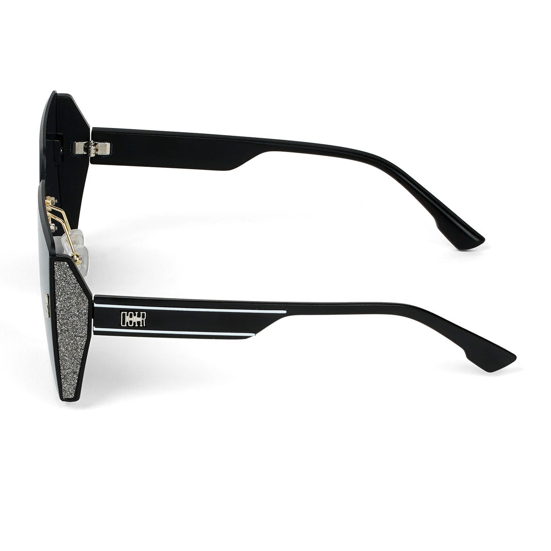 Casina Black Rimless Sunglasses