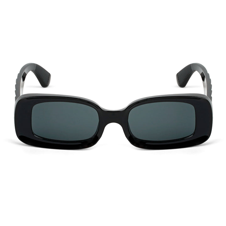 Arcadia Rectangular Black Sunglasses