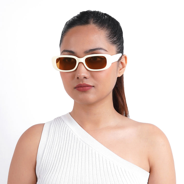 Tifa Champagne Off White Sunglasses
