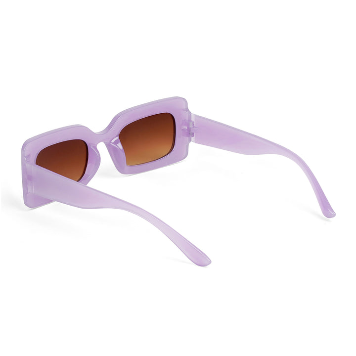 Pretza Purple Rectangle Sunglasses