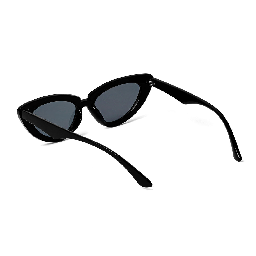 Wintour Cat Eye Black Sunglasses