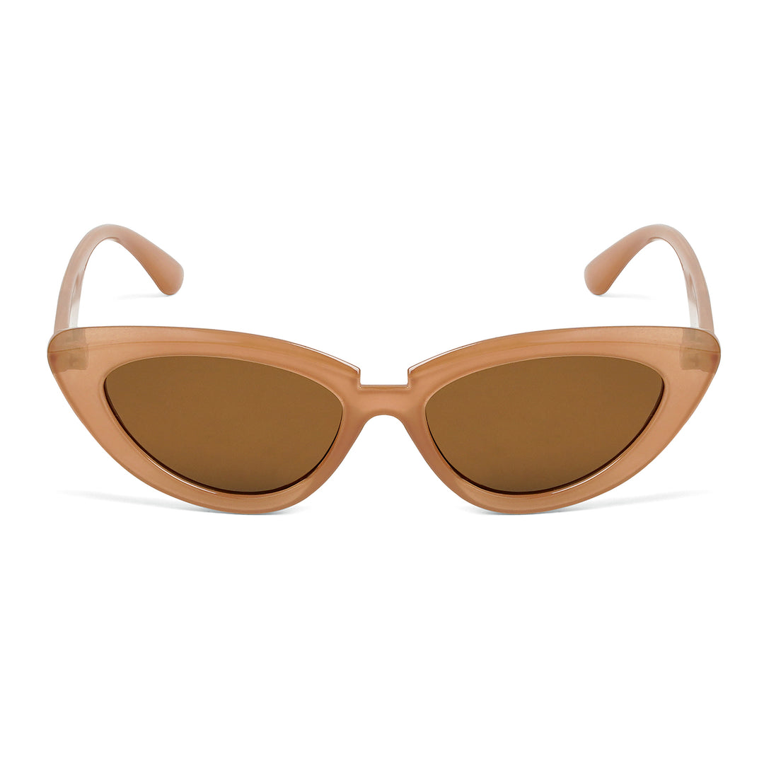 Wintour Cat Eye Brown Sunglasses