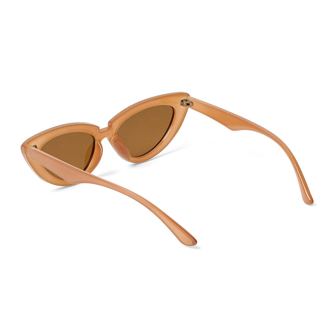 Wintour Cat Eye Brown Sunglasses