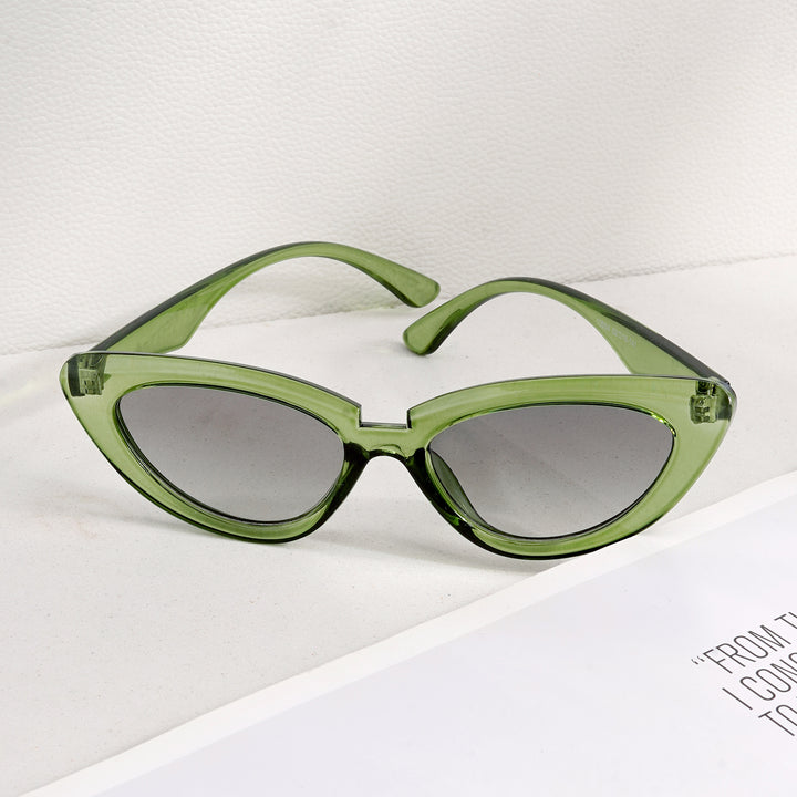Wintour Cat Eye Green Sunglasses