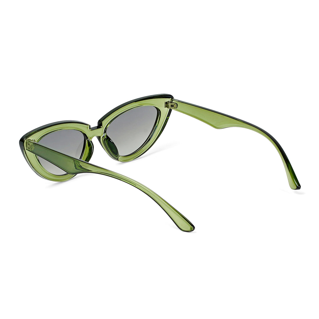 Wintour Cat Eye Green Sunglasses