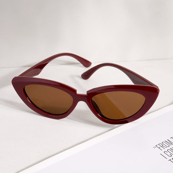 Wintour Cat Eye Dark Brown Sunglasses