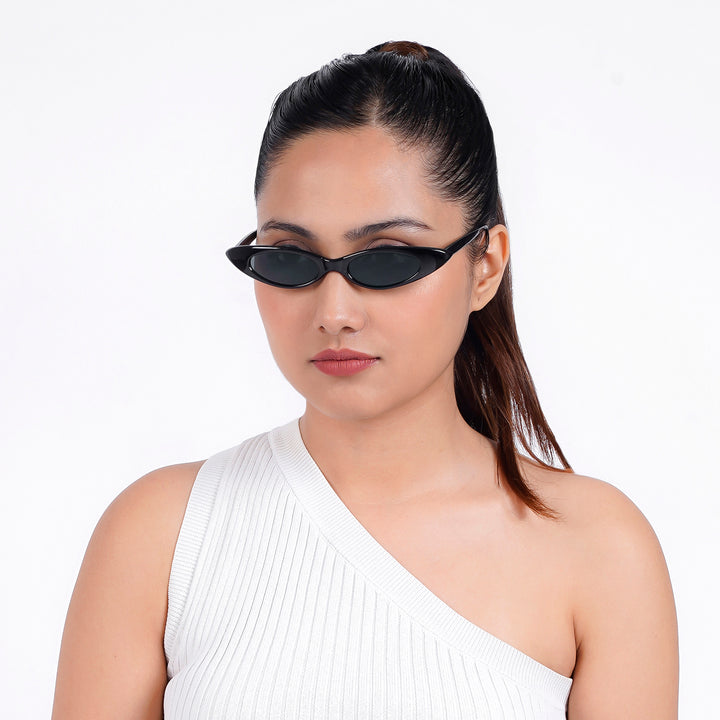 Kendall Black Cat Eye Sunglasses