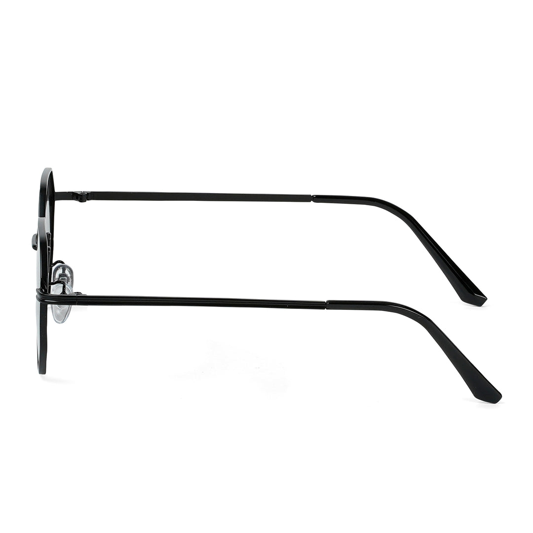 Suga Octagon Round Black Sunglasses
