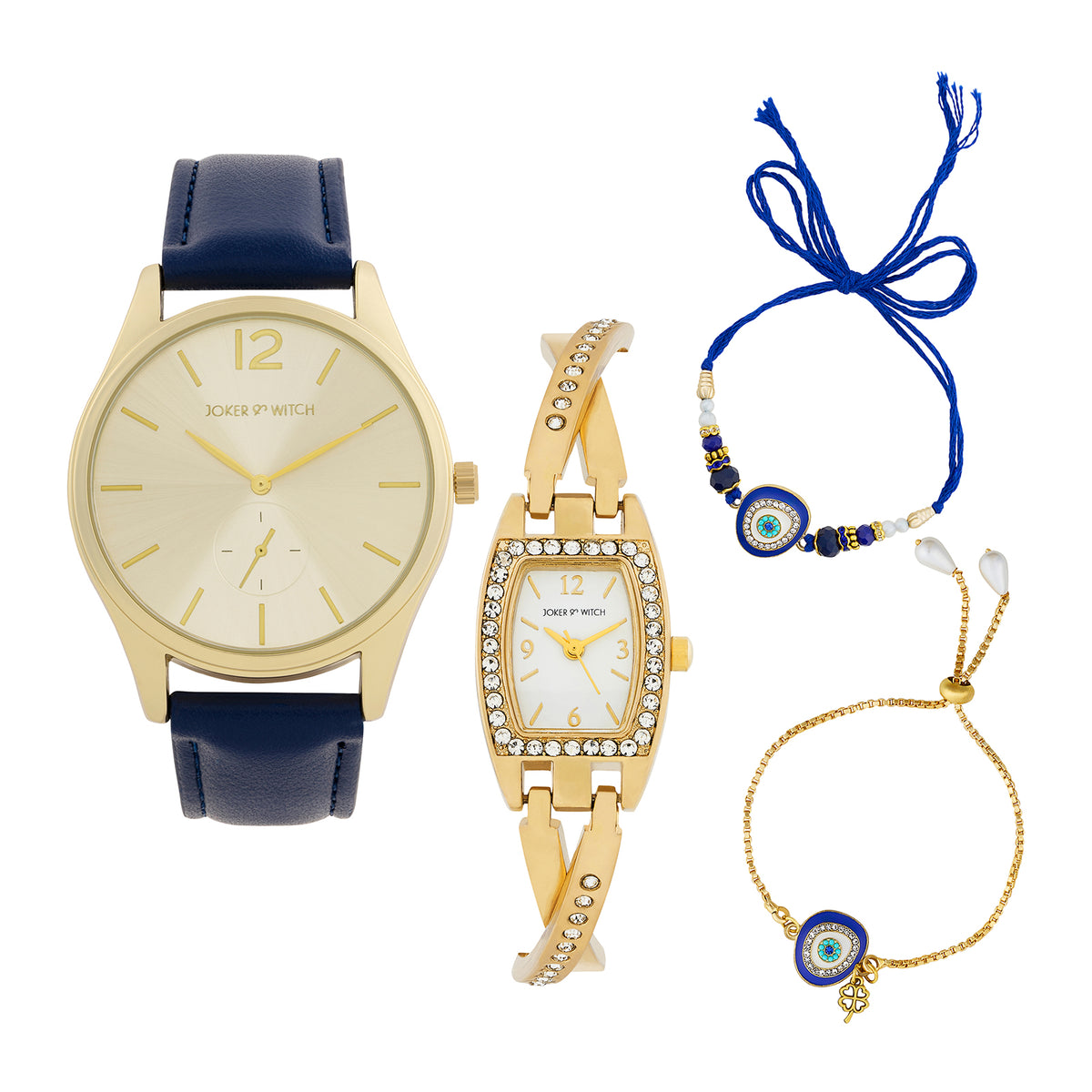 The Paired to Perfection Watch Rakhi Set – Joker & Witch