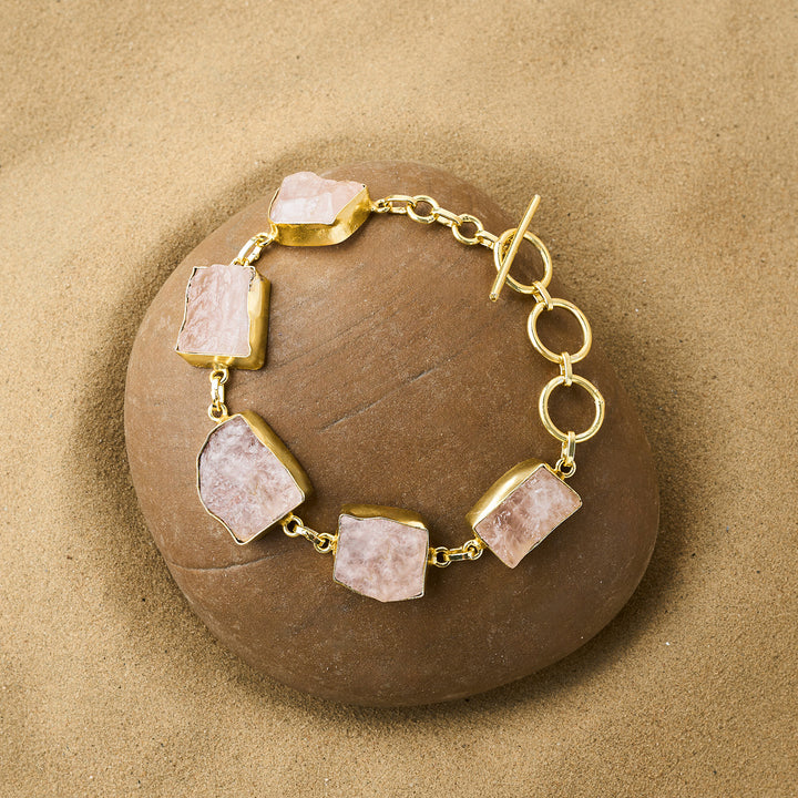 Soléa Pink Natural Stone Bracelet