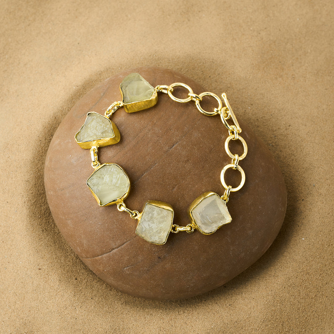 Soléa Yellow Natural Stone Bracelet