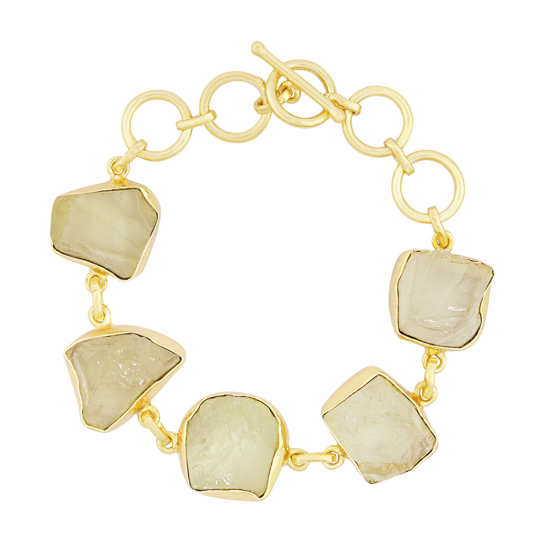 Soléa Yellow Natural Stone Bracelet