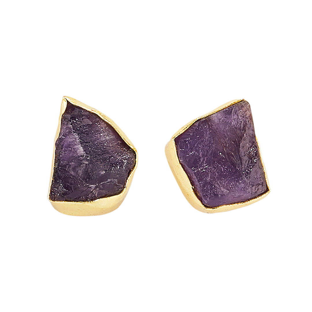 Soléa Purple Natural Stone Necklace Set