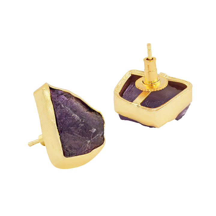 Soléa Purple Natural Stone Necklace Set