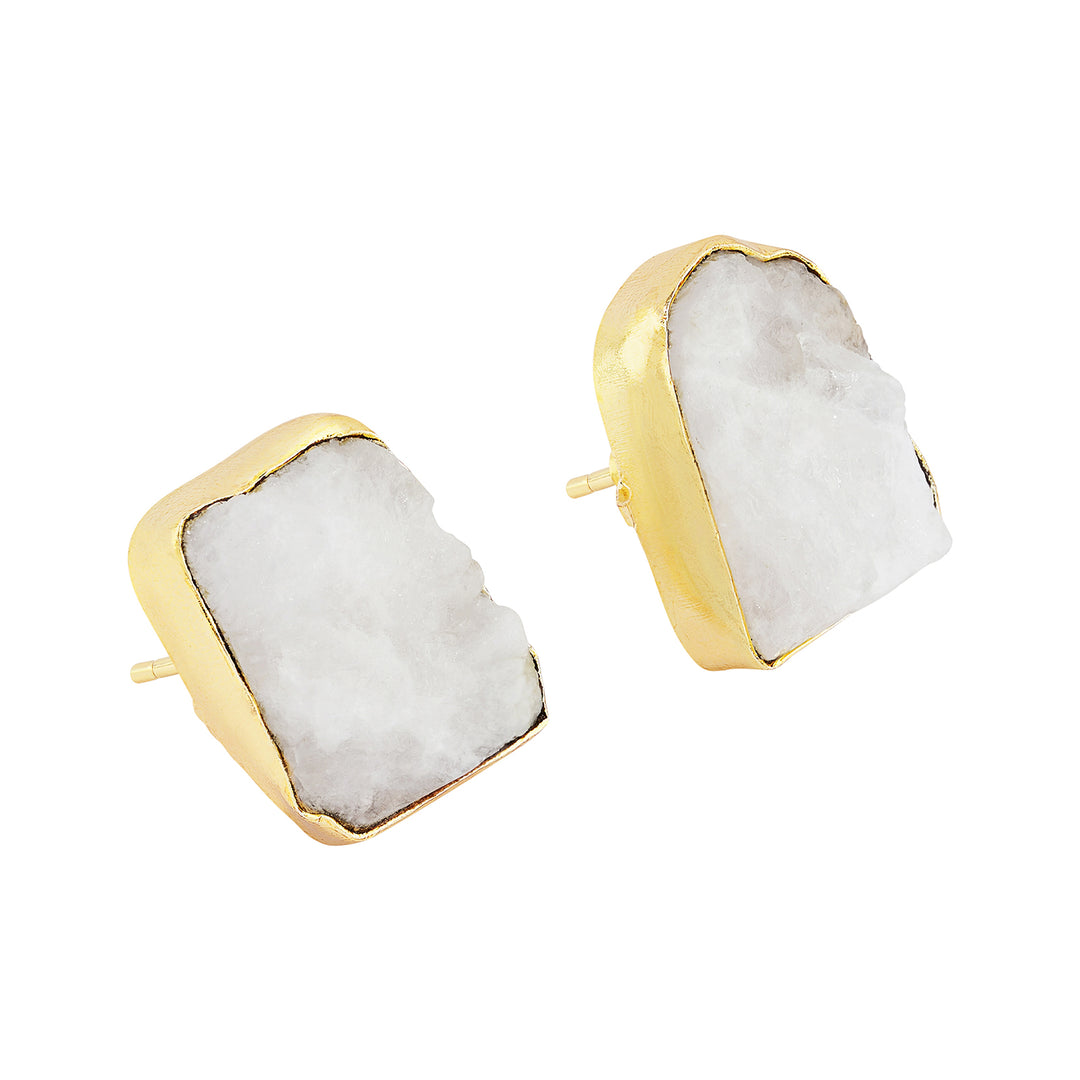 Soléa White Trio Natural Stone Necklace Set