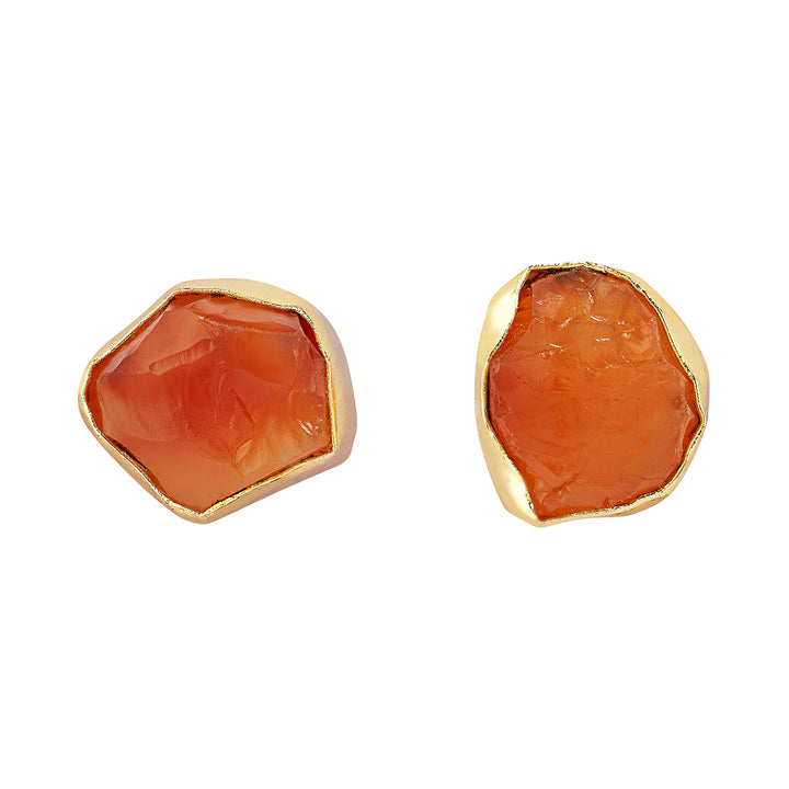 Soléa Orange Trio Natural Stone Necklace Set