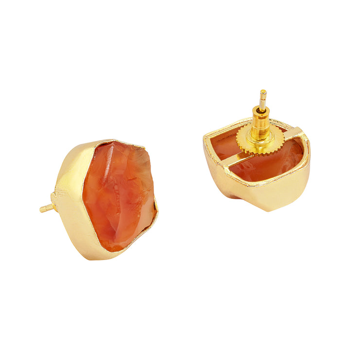 Soléa Orange Trio Natural Stone Necklace Set