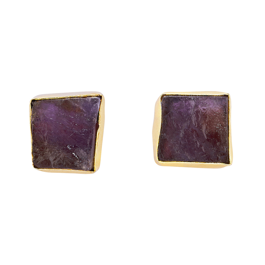 Soléa Purple Trio Natural Stone Necklace Set