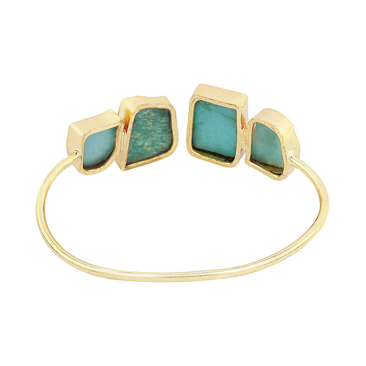Soléa Turquoise Natural Stone Cuff Bracelet