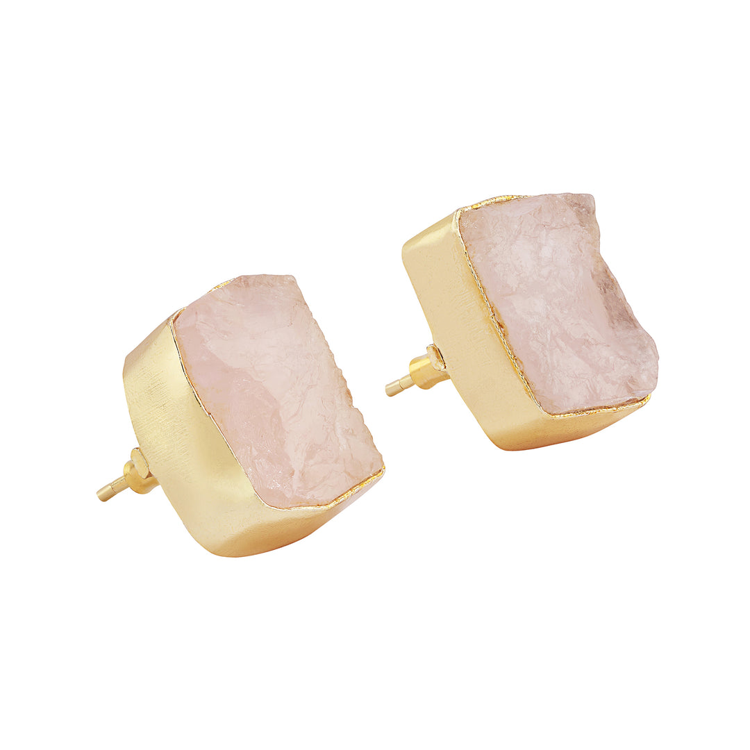 Soléa Pink Natural Stone Royal Necklace Set